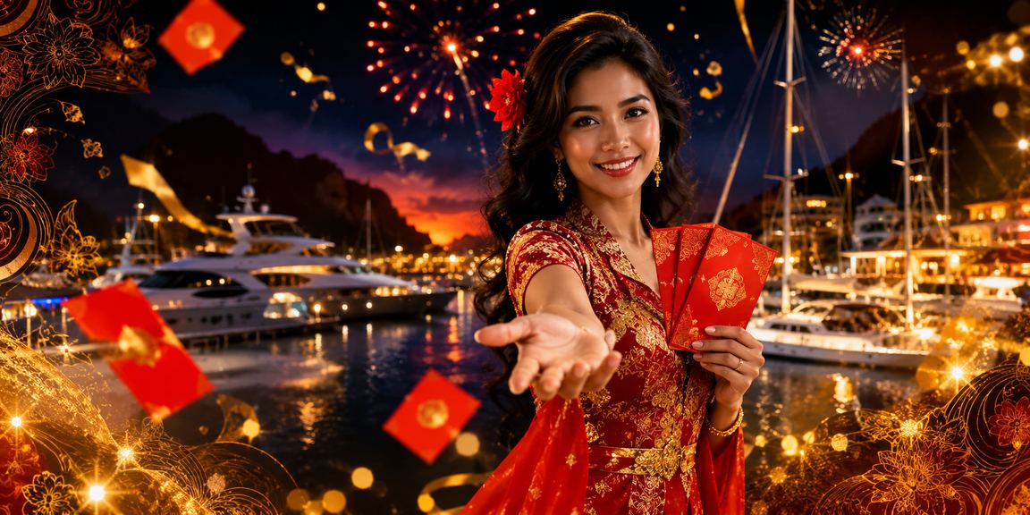 Sampul merah bonus perayaan VIP abutogel untuk pengguna Langkawi